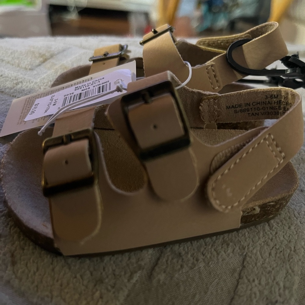 Old Navy Tan Baby Sandals